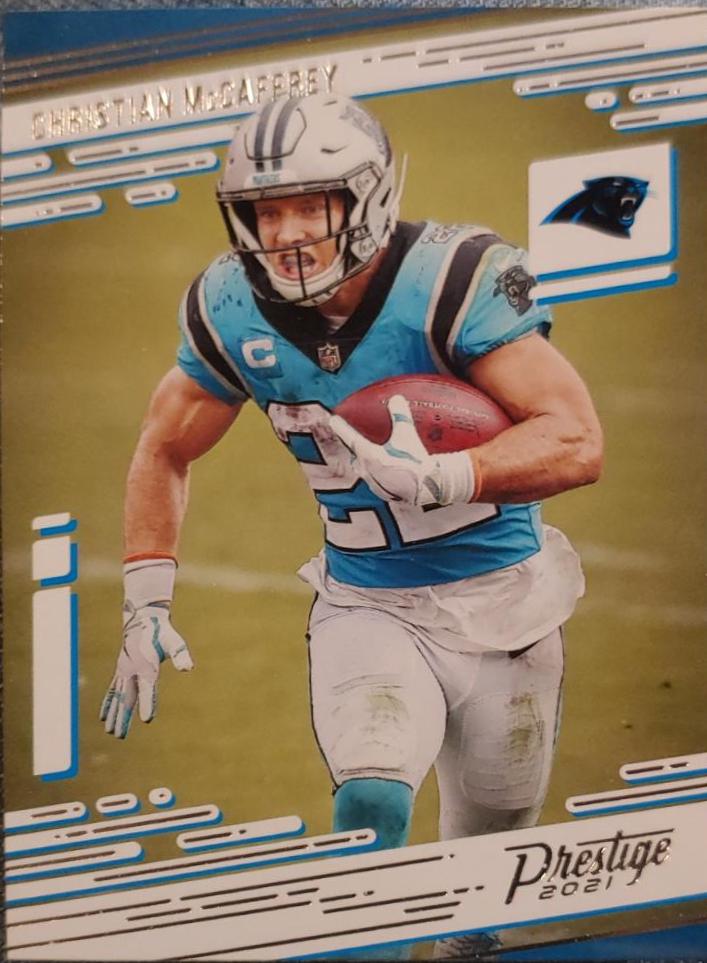 Christian McCaffrey #78 2021 Panini Prestige