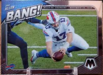 Josh Allen #B-1 2021 Panini Mosaic Bang