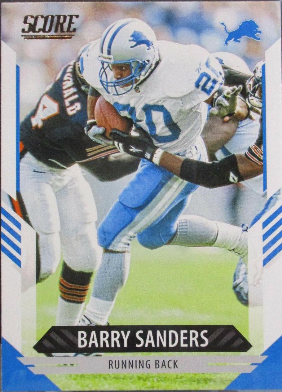 Barry Sanders #131 2021 Panini Score