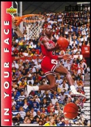 Michael Jordan #453 1992 Upper Deck - In Your Face