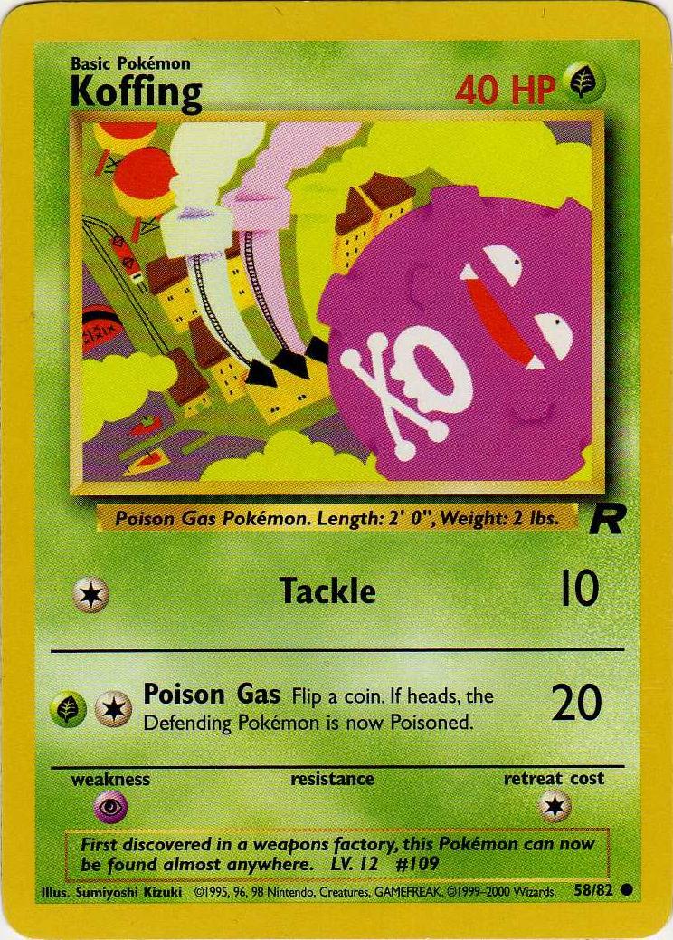 Koffing (58/82) [Team Rocket Unlimited]