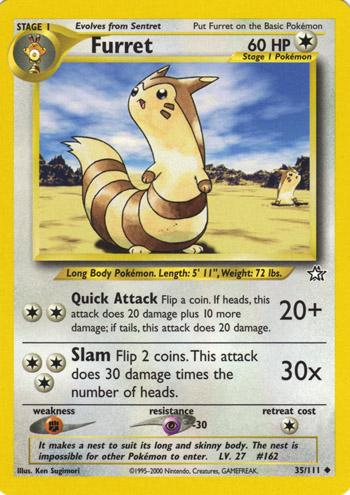 Furret (35/111) [Neo Genesis Unlimited]