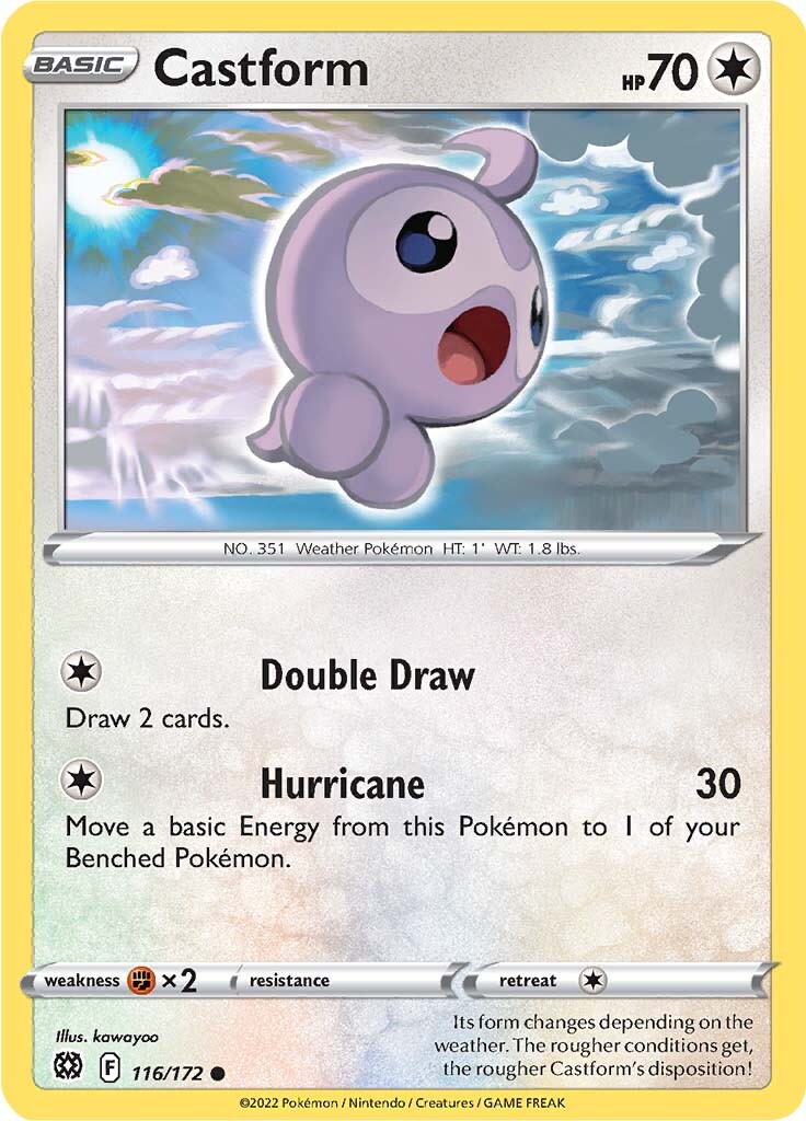 Castform (116/172) [Sword & Shield: Brilliant Stars] | Infinity Cards & Collectibles