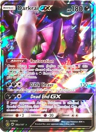 Darkrai GX (88a/147) [Alternate Art Promos] (Sun & Moon: Burning Shadows)