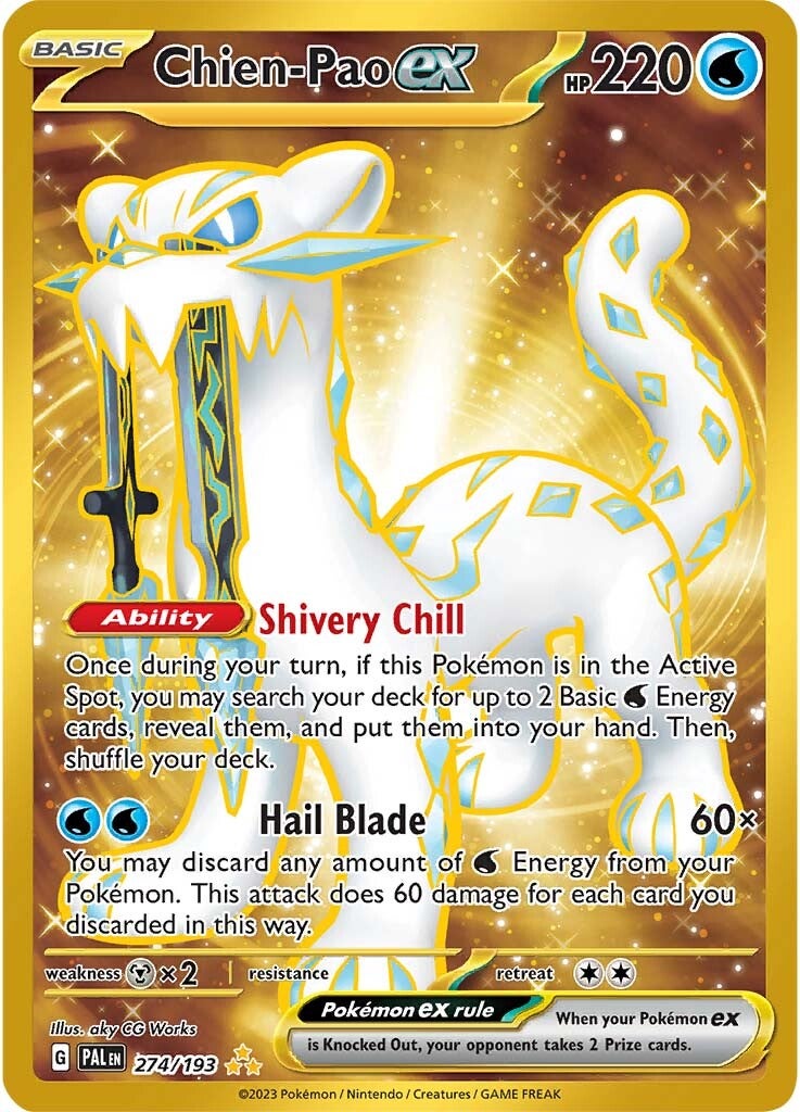 Chien-Pao ex (274/193) [Scarlet & Violet: Paldea Evolved] | Infinity Cards & Collectibles