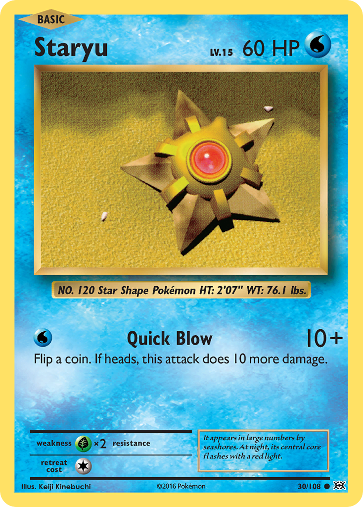 Staryu (30/108) [XY: Evolutions] | Infinity Cards & Collectibles