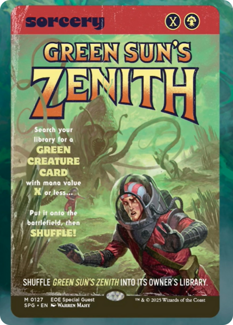 Green Sun's Zenith (Showcase) [Edge of Eternities Special Guests] | Infinity Cards & Collectibles