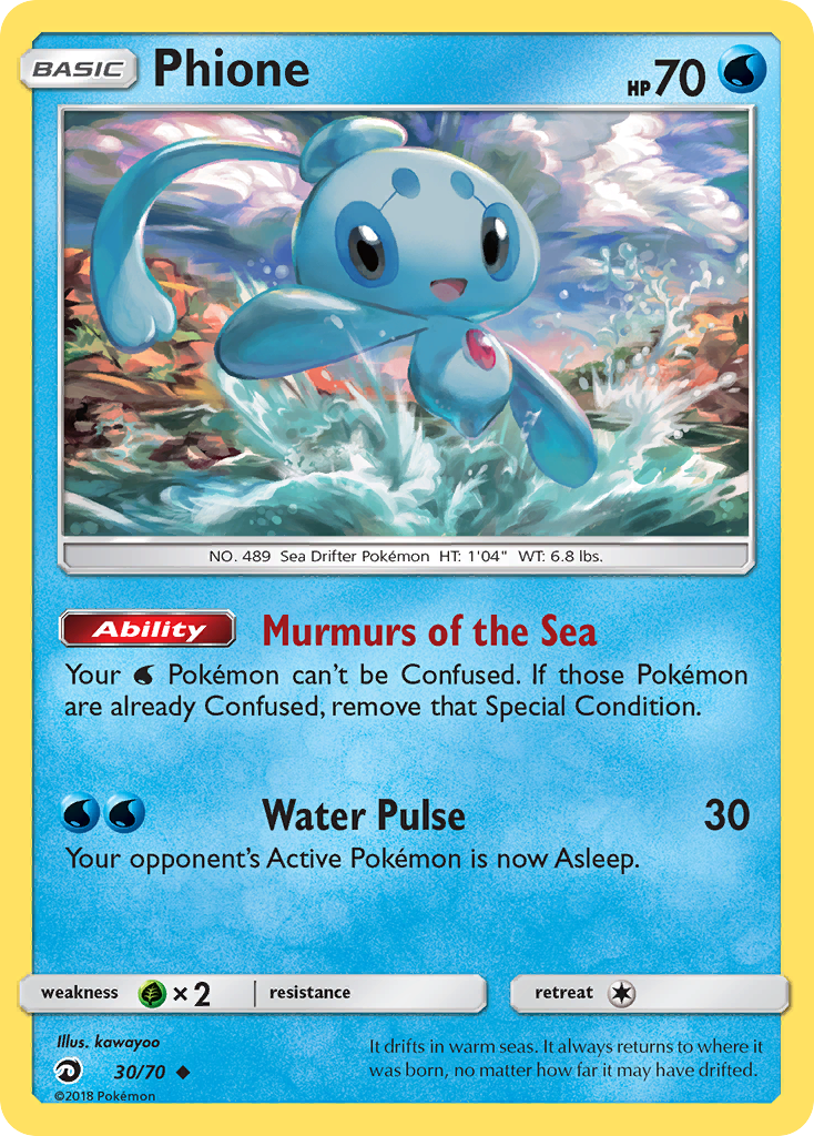 Phione (30/70) [Sun & Moon: Dragon Majesty] | Infinity Cards & Collectibles