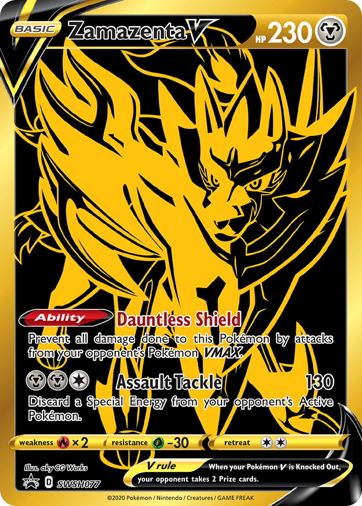 Zamazenta V (SWSH077) [Sword & Shield: Black Star Promos] | Infinity Cards & Collectibles