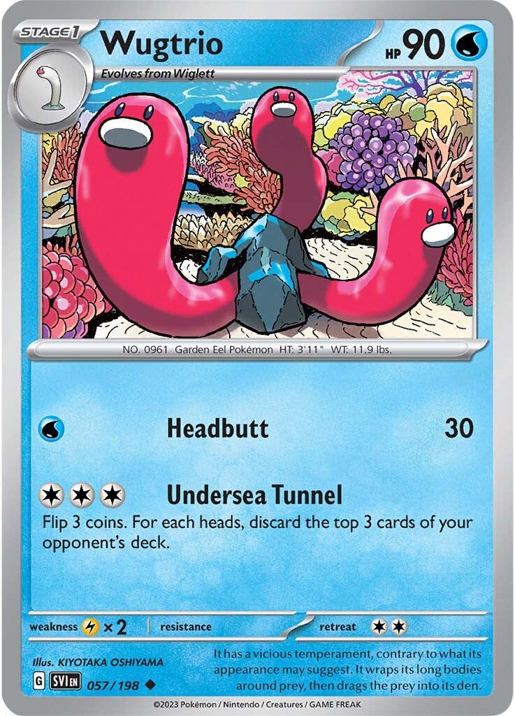 Wugtrio (057/198) [Scarlet & Violet: Base Set] | Infinity Cards & Collectibles