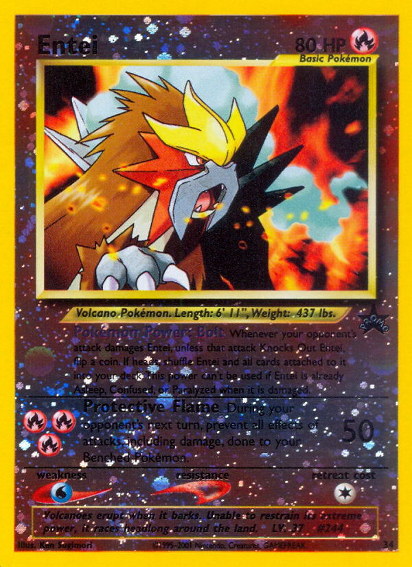 Entei (34) [Wizards of the Coast: Black Star Promos] | Infinity Cards & Collectibles