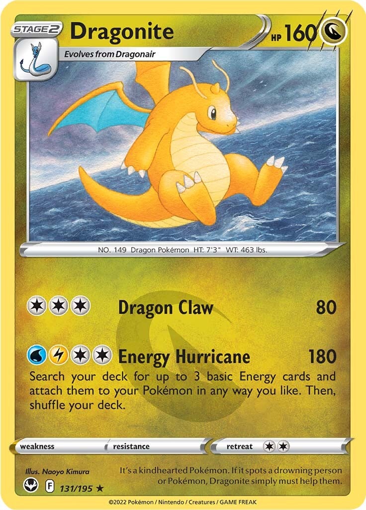 Dragonite (131/195) [Sword & Shield: Silver Tempest] | Infinity Cards & Collectibles