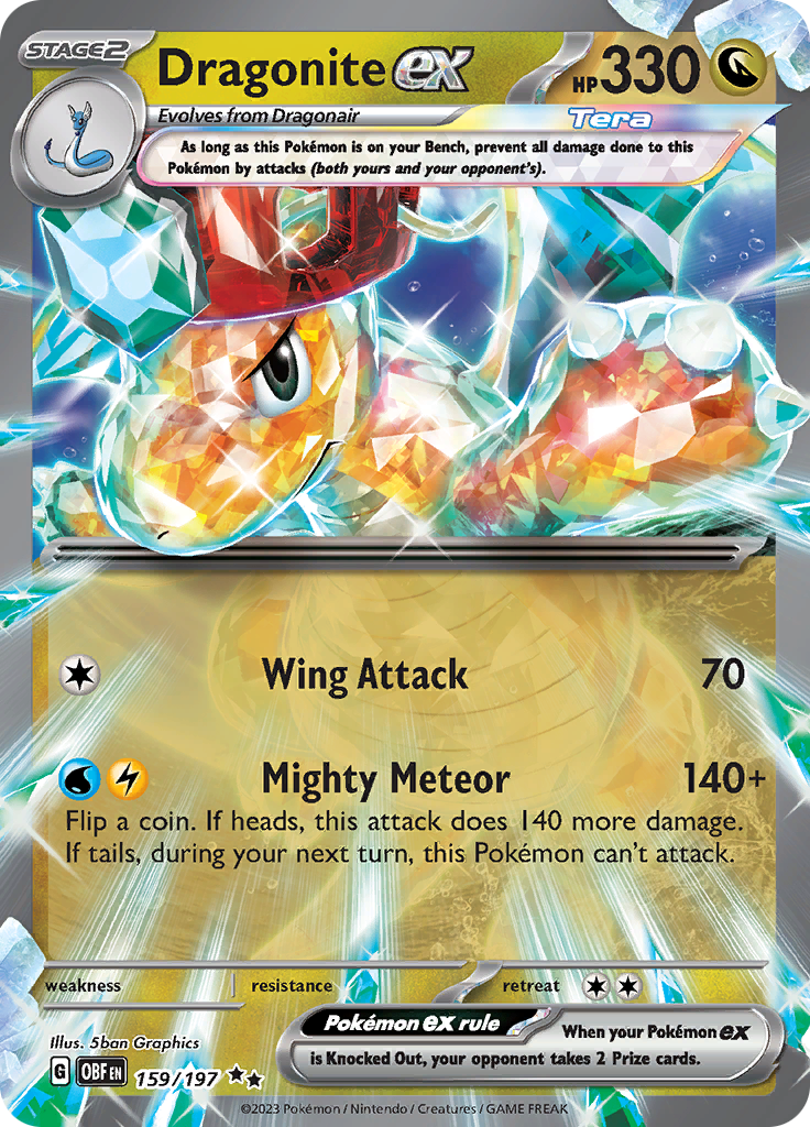 Dragonite ex (159/197) [Scarlet & Violet: Obsidian Flames] | Infinity Cards & Collectibles