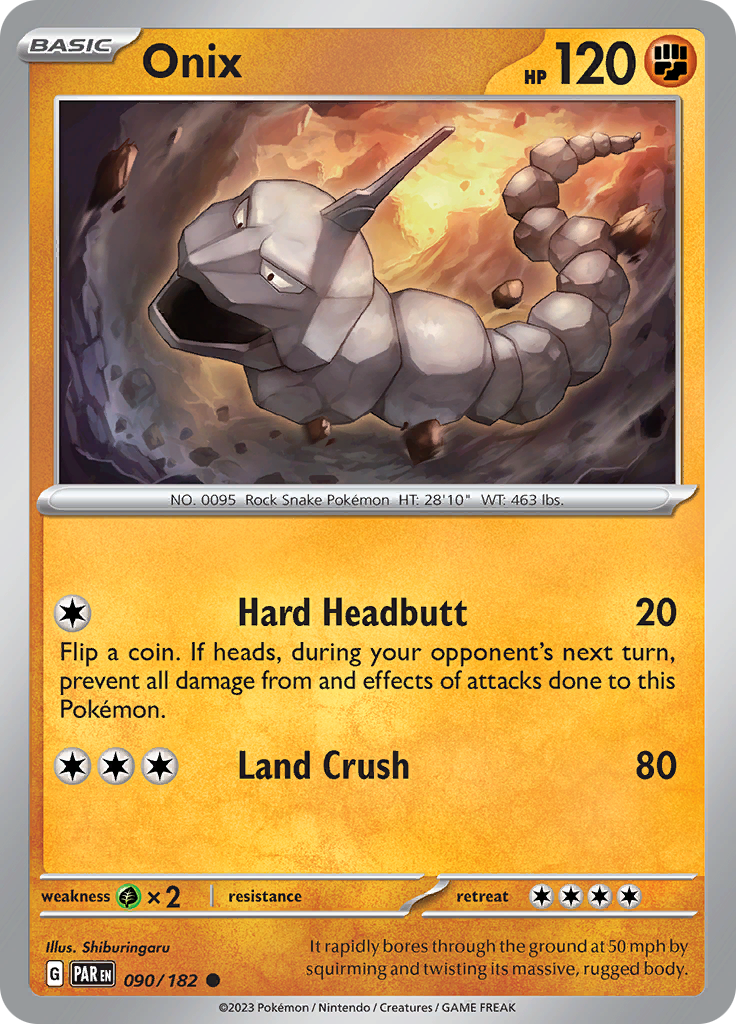Onix (090/182) [Scarlet & Violet: Paradox Rift] | Infinity Cards & Collectibles
