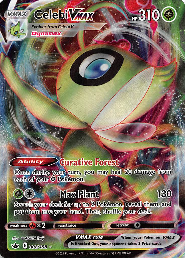 Celebi VMAX (008/198) [Sword & Shield: Chilling Reign] | Infinity Cards & Collectibles