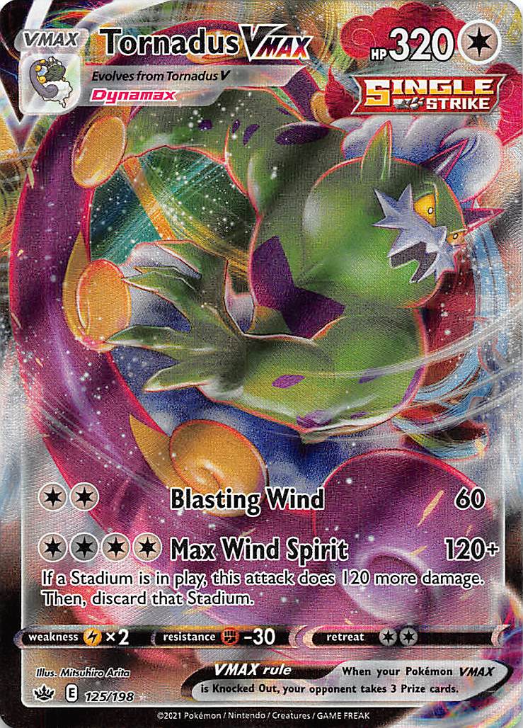 Tornadus VMAX (125/198) [Sword & Shield: Chilling Reign] | Infinity Cards & Collectibles