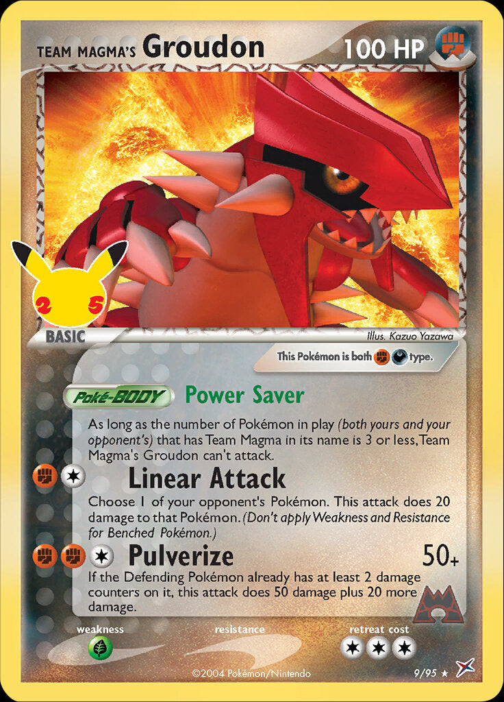 Team Magma's Groudon (9/95) [Celebrations: 25th Anniversary - Classic Collection] | Infinity Cards & Collectibles