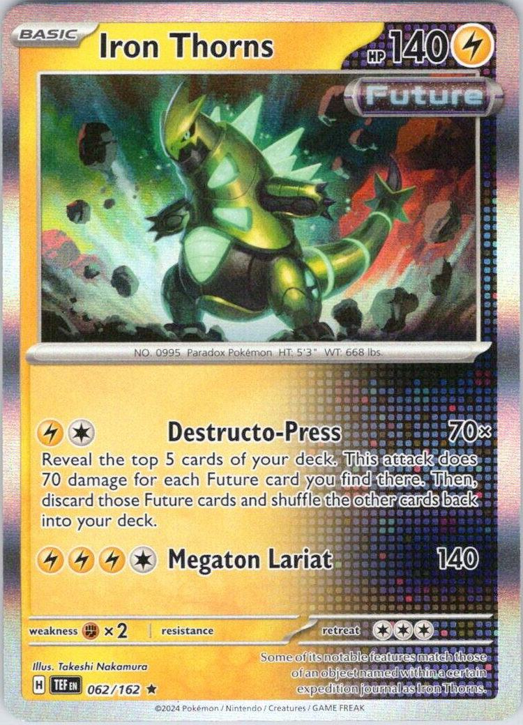 Iron Thorns (062/162) [Scarlet & Violet: Temporal Forces] | Infinity Cards & Collectibles