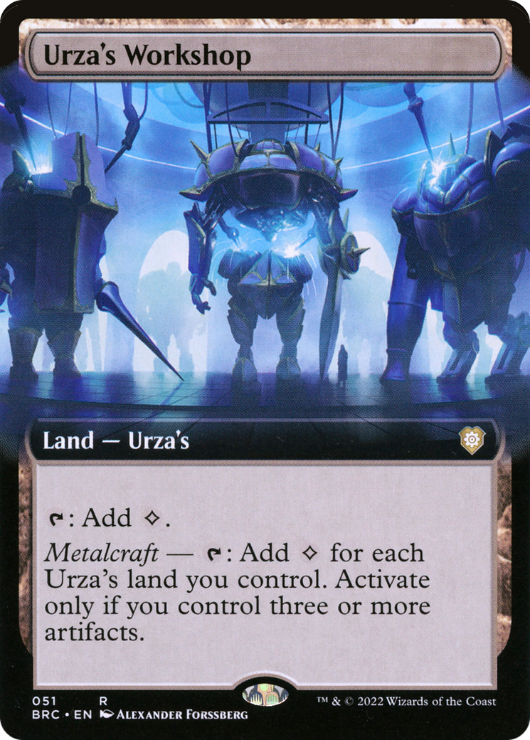Urza's Workshop (Extended Art) [The Brothers' War Commander]