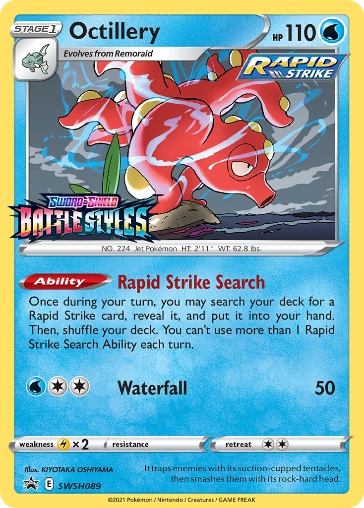 Octillery (SWSH089) (Prerelease Promo) [Sword & Shield: Black Star Promos] | Infinity Cards & Collectibles