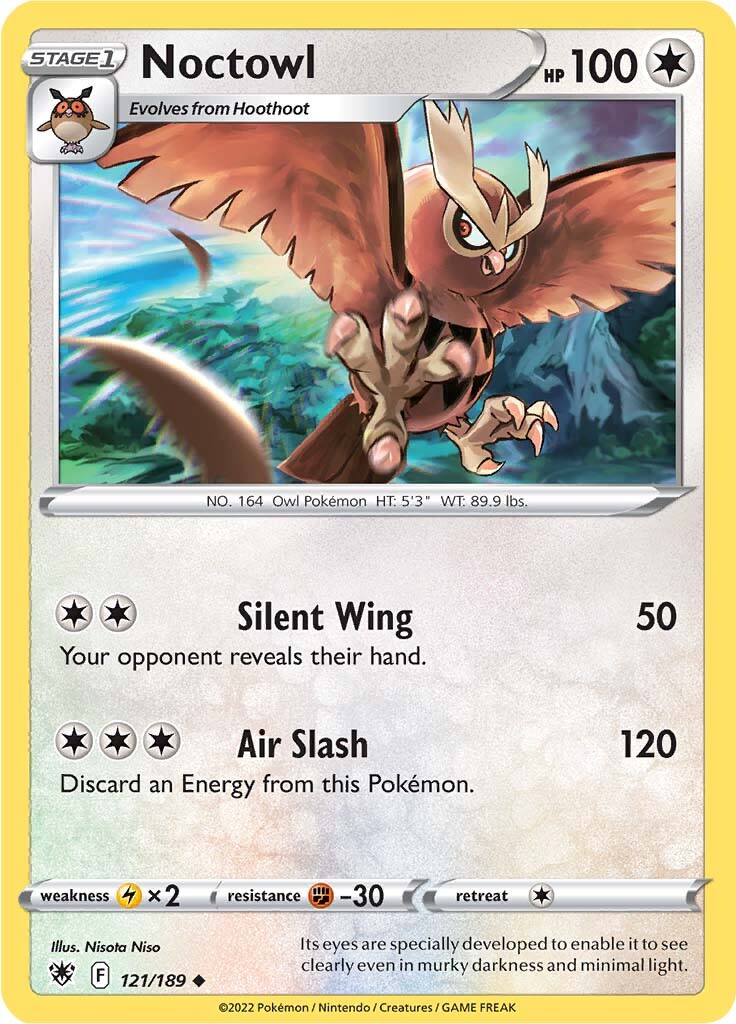 Noctowl (121/189) [Sword & Shield: Astral Radiance] | Infinity Cards & Collectibles