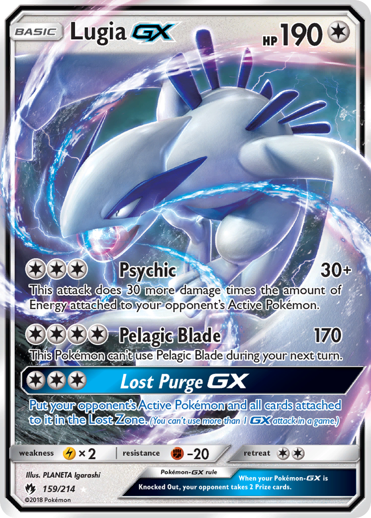Lugia GX (159/214) [Sun & Moon: Lost Thunder] | Infinity Cards & Collectibles