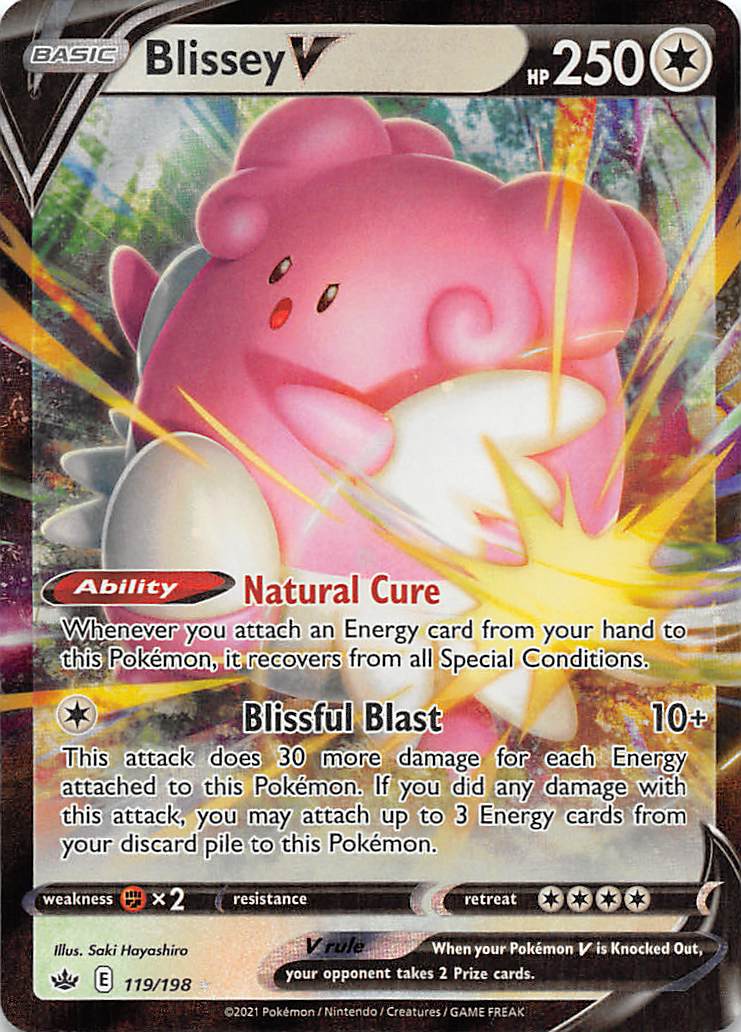 Blissey V (119/198) [Sword & Shield: Chilling Reign] | Infinity Cards & Collectibles