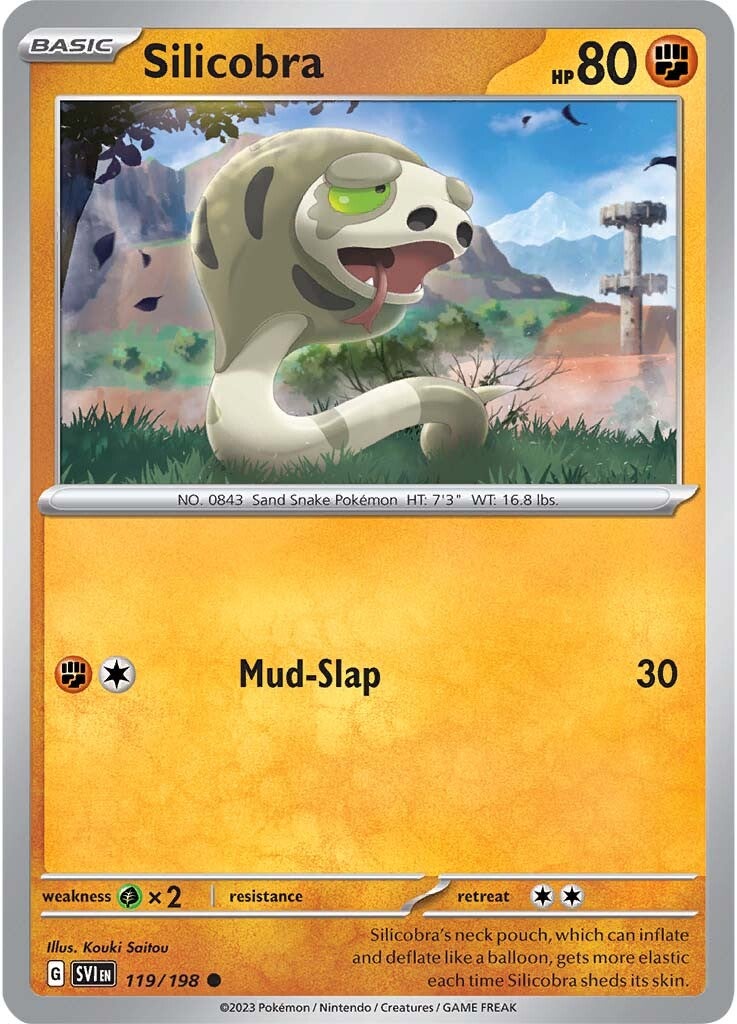 Silicobra (119/198) [Scarlet & Violet: Base Set] | Infinity Cards & Collectibles