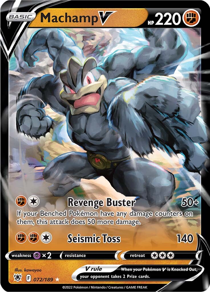 Machamp V (072/189) [Sword & Shield: Astral Radiance] | Infinity Cards & Collectibles