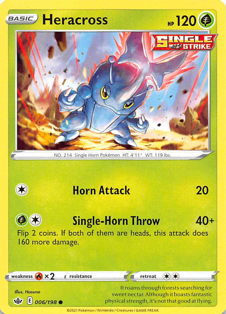 Heracross (006/198) [Sword & Shield: Chilling Reign] | Infinity Cards & Collectibles