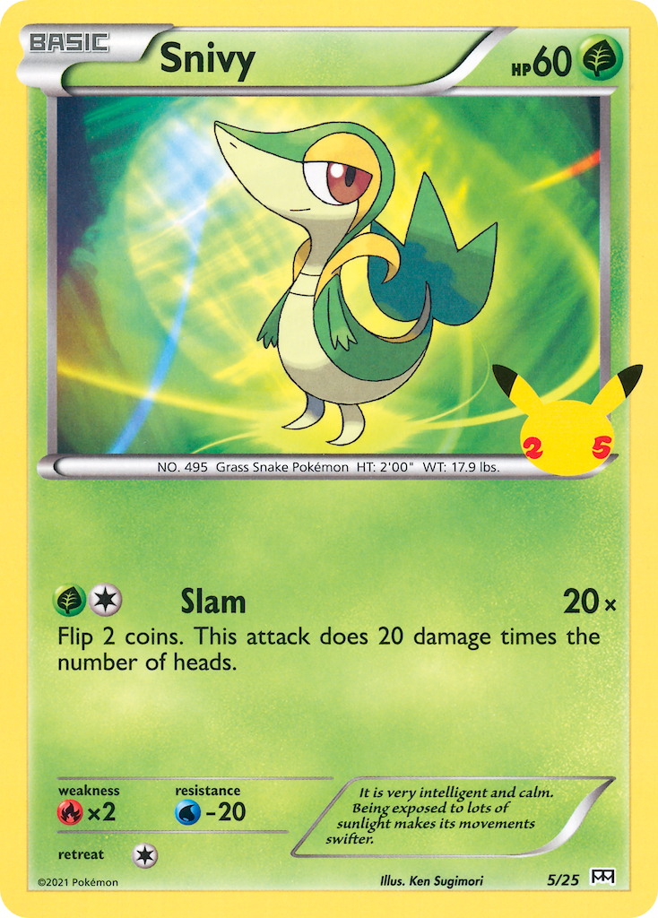 Snivy (5/25) [McDonald's 25th Anniversary] | Infinity Cards & Collectibles