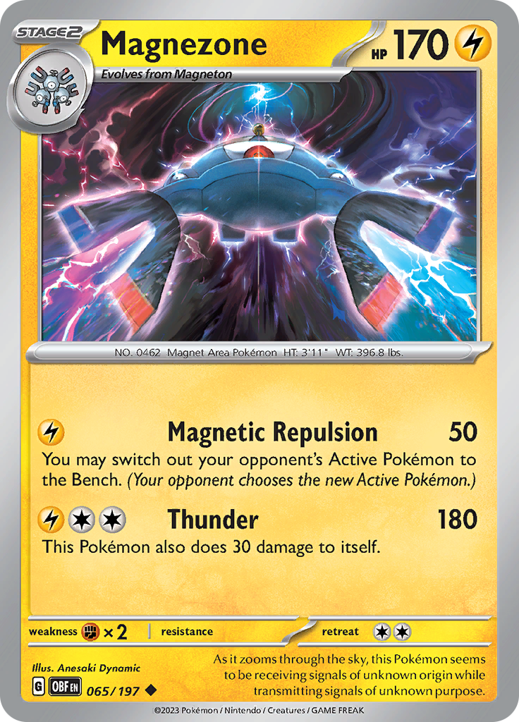 Magnezone (065/197) [Scarlet & Violet: Obsidian Flames] | Infinity Cards & Collectibles