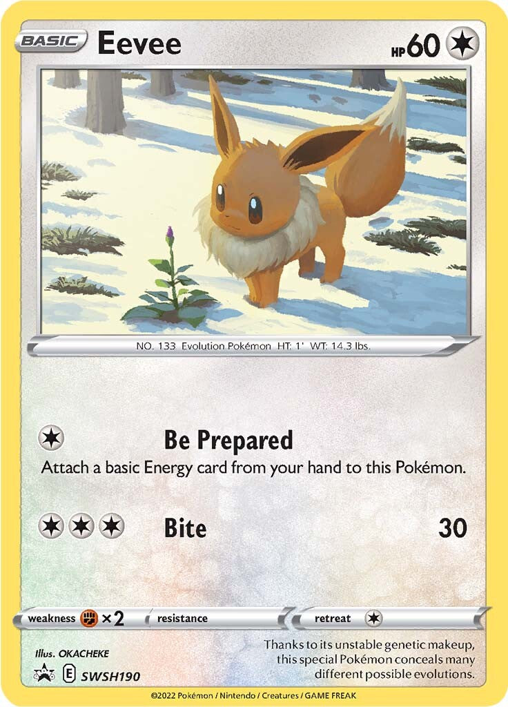 Eevee (SWSH190) [Sword & Shield: Black Star Promos] | Infinity Cards & Collectibles