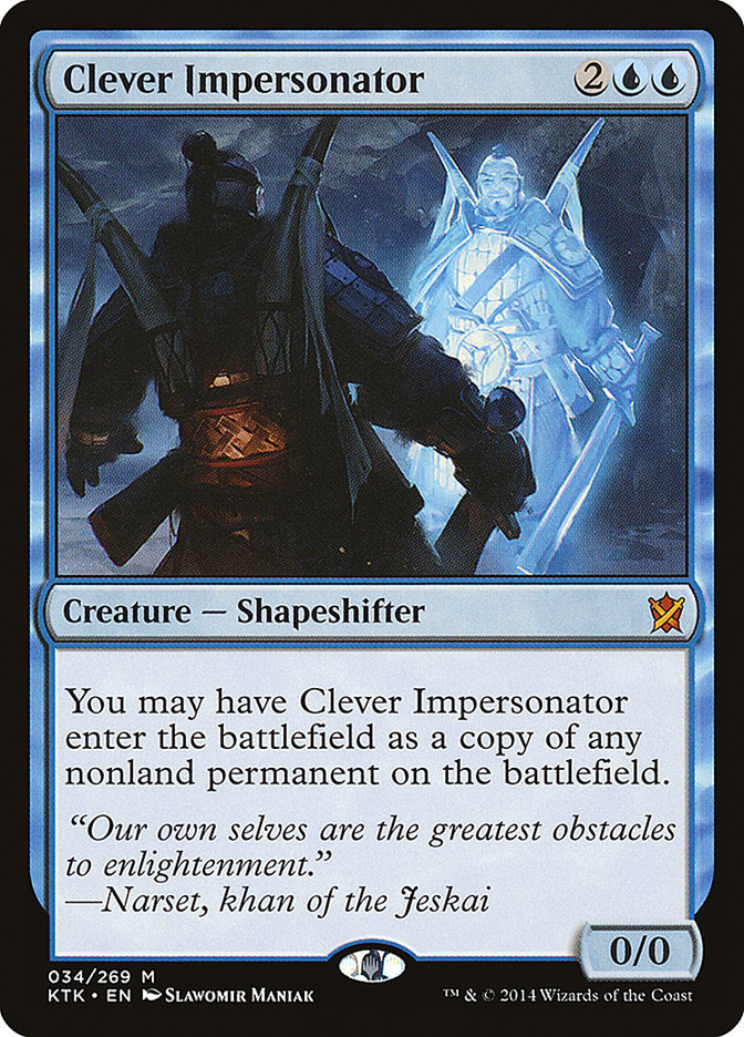 Clever Impersonator [Khans of Tarkir] | Infinity Cards & Collectibles