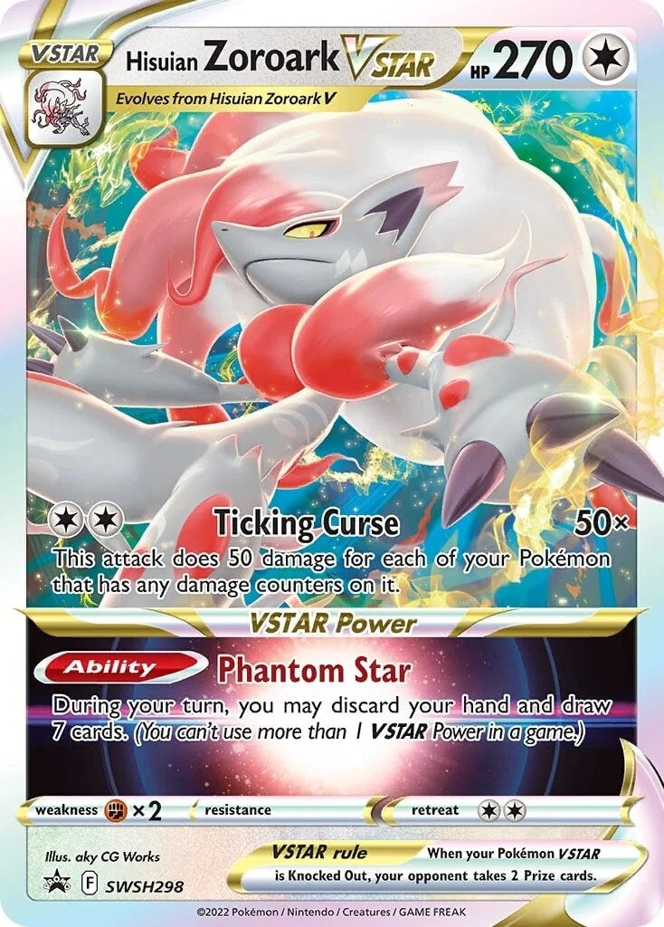 Hisuian Zoroark VSTAR (SWSH298) (Jumbo Card) [Sword & Shield: Lost Origin] | Infinity Cards & Collectibles