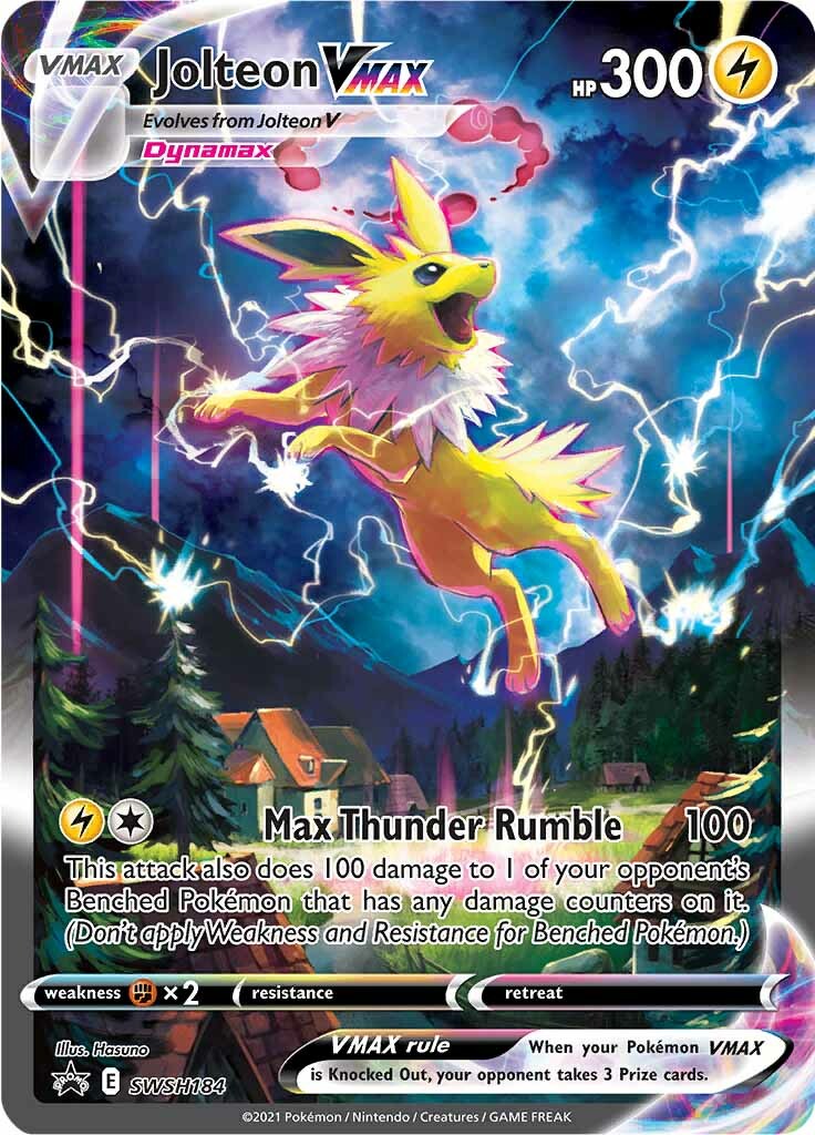 Jolteon VMAX (SWSH184) [Sword & Shield: Black Star Promos] | Infinity Cards & Collectibles