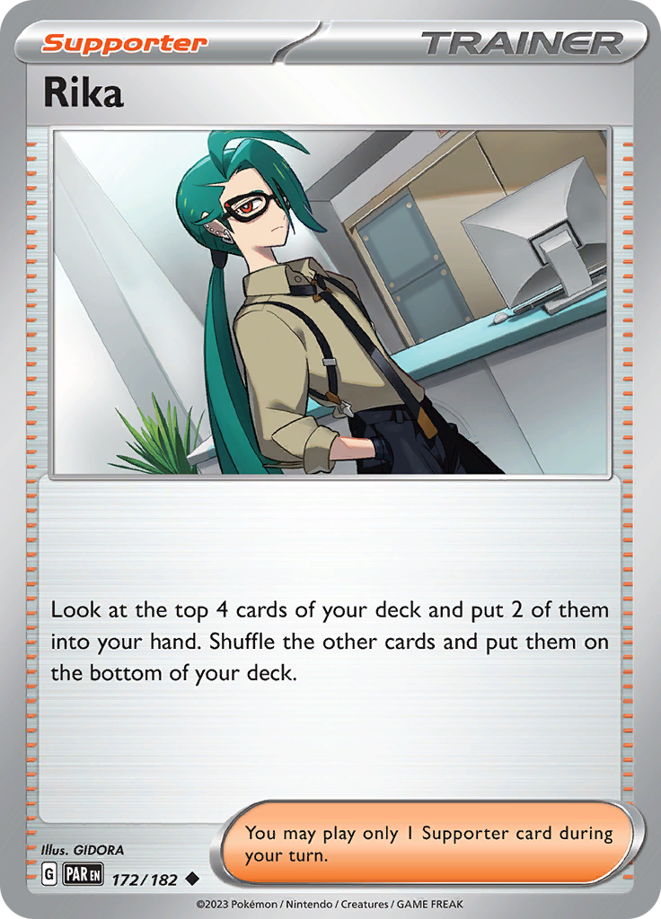 Rika (172/182) [Scarlet & Violet: Paradox Rift] | Infinity Cards & Collectibles