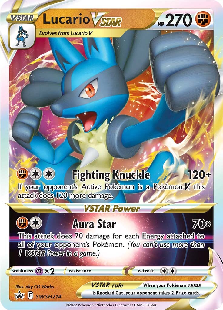 Lucario VSTAR (SWSH214) [Sword & Shield: Black Star Promos] | Infinity Cards & Collectibles