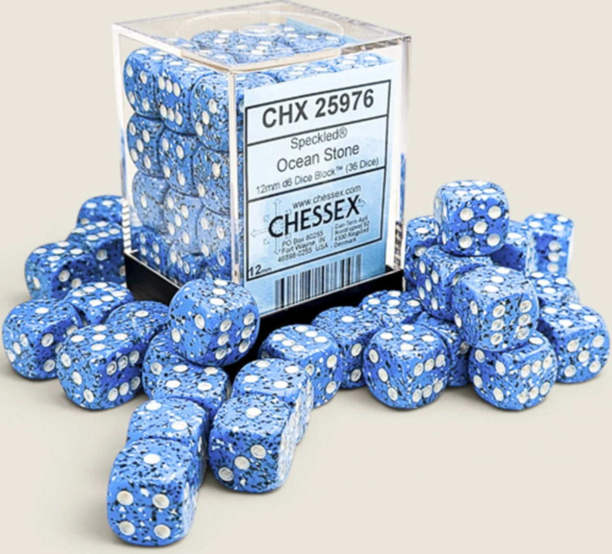 Chessex - 36D6 - Speckled Dice