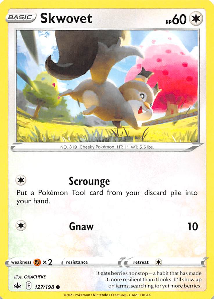 Skwovet (127/198) [Sword & Shield: Chilling Reign] | Infinity Cards & Collectibles