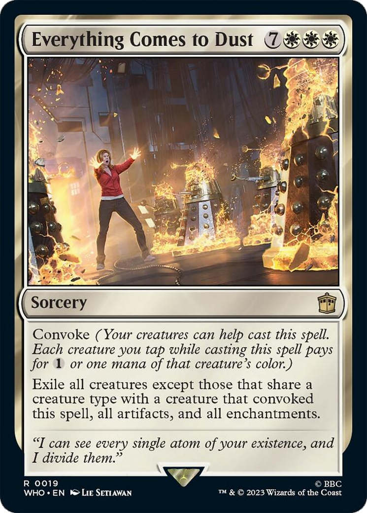 Everything Comes to Dust [Doctor Who] | Infinity Cards & Collectibles