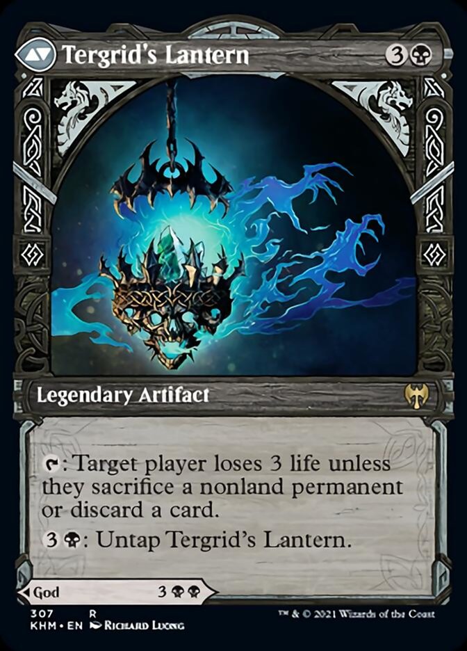 Tergrid, God of Fright // Tergrid's Lantern (Showcase) [Kaldheim] | Infinity Cards & Collectibles