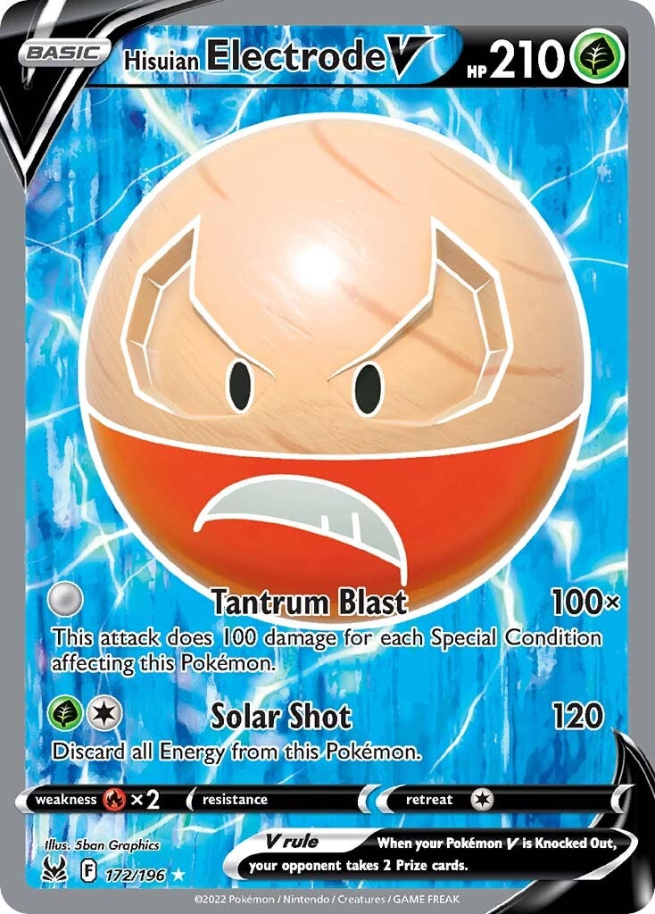 Hisuian Electrode V (172/196) [Sword & Shield: Lost Origin] | Infinity Cards & Collectibles