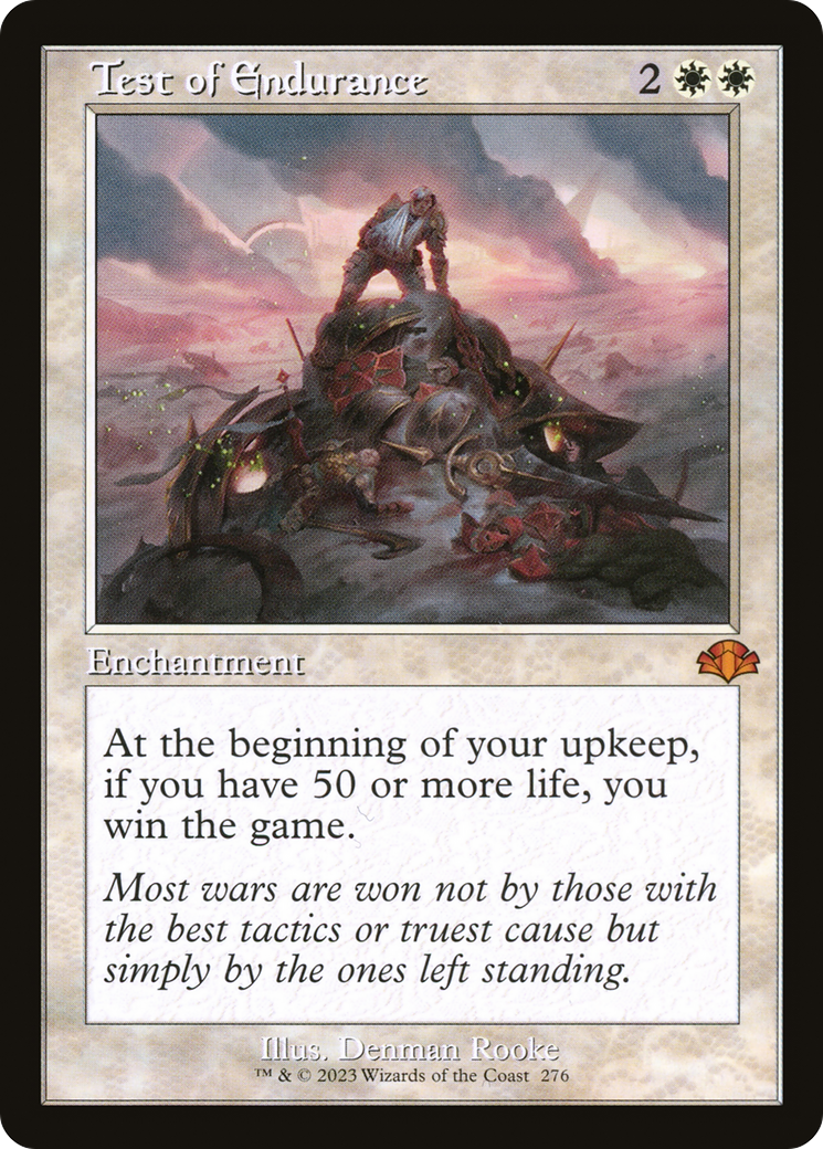Test of Endurance (Retro) [Dominaria Remastered] | Infinity Cards & Collectibles