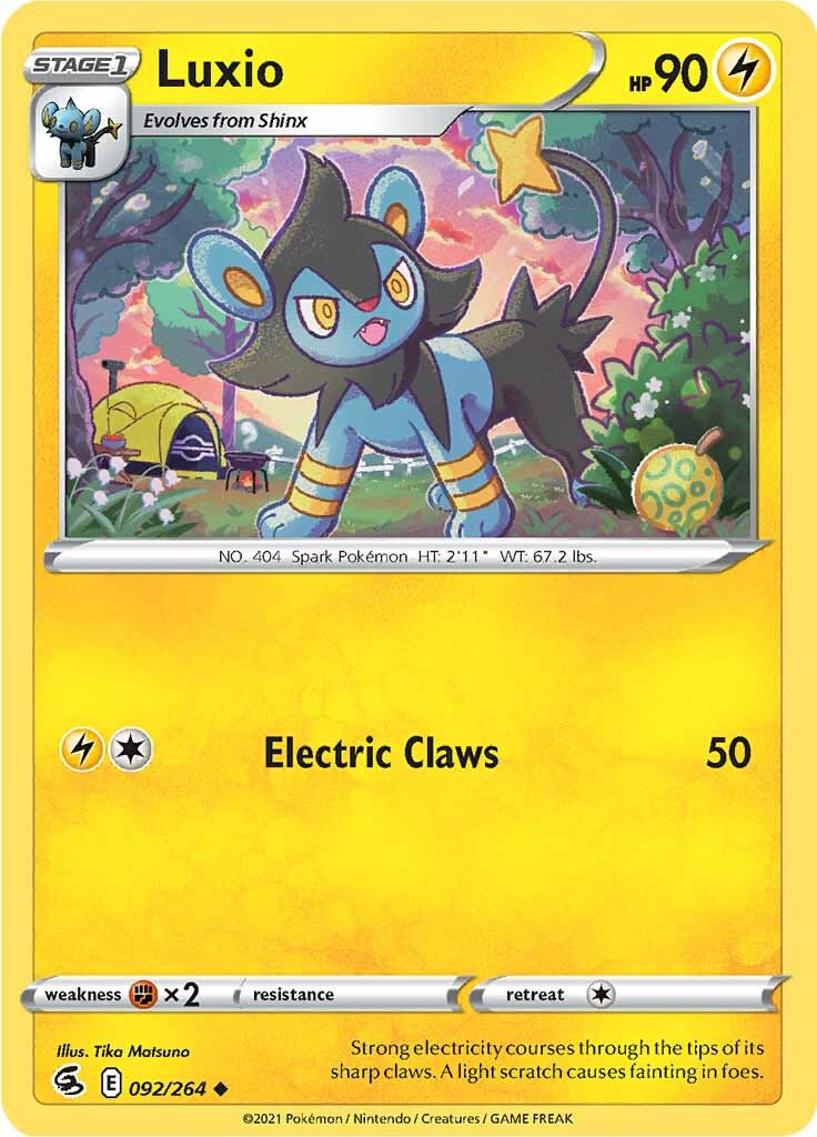 Luxio (092/264) [Sword & Shield: Fusion Strike] | Infinity Cards & Collectibles