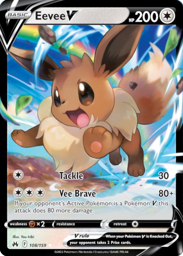 Eevee V (108/159) [Sword & Shield: Crown Zenith] | Infinity Cards & Collectibles