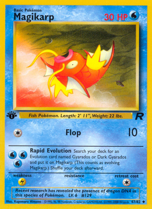 Magikarp (47/82) [Team Rocket 1st Edition] | Infinity Cards & Collectibles