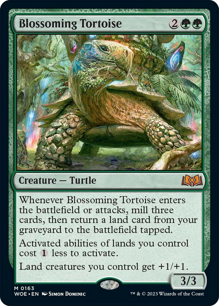 Blossoming Tortoise [Wilds of Eldraine] | Infinity Cards & Collectibles