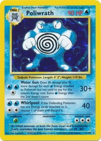 Poliwrath (13/102) [Base Set Unlimited] | Infinity Cards & Collectibles