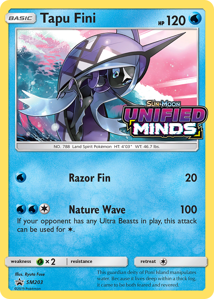 Tapu Fini (SM203) [Sun & Moon: Black Star Promos] | Infinity Cards & Collectibles
